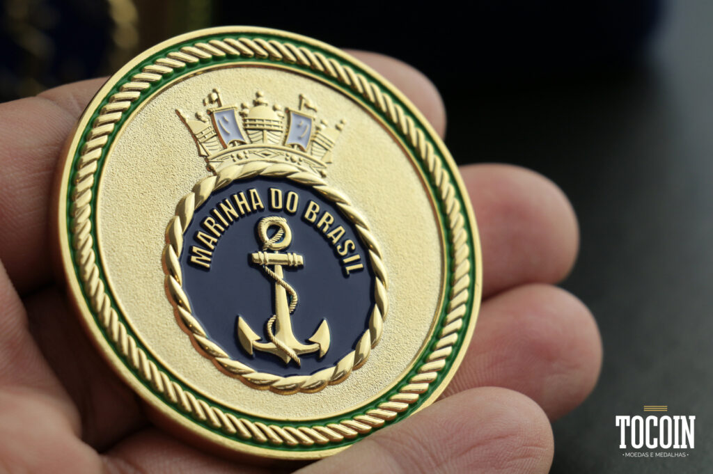 Medalha personalizada da Marinha do Brasil