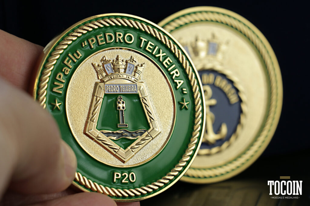 medalha NPaFlu Pedro Teixeira P20 Marinha do Brasil