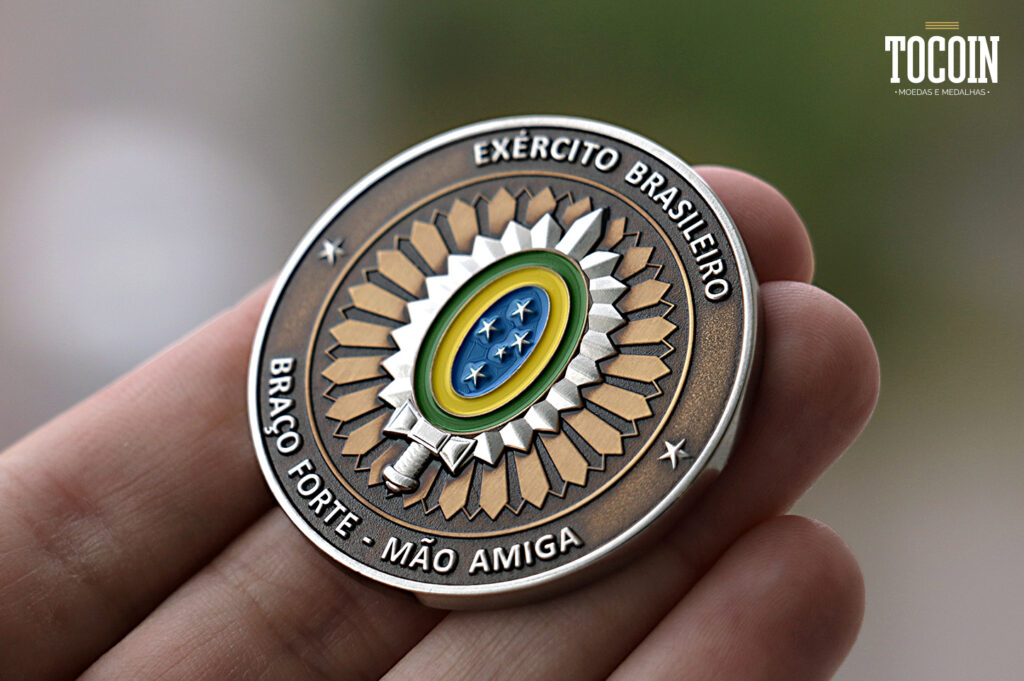 moeda do exército brasileiro